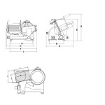 Αλλαντομηχανή Λεπίδα 275mm MIRRA 275 C SRM-MIRRA 275 C